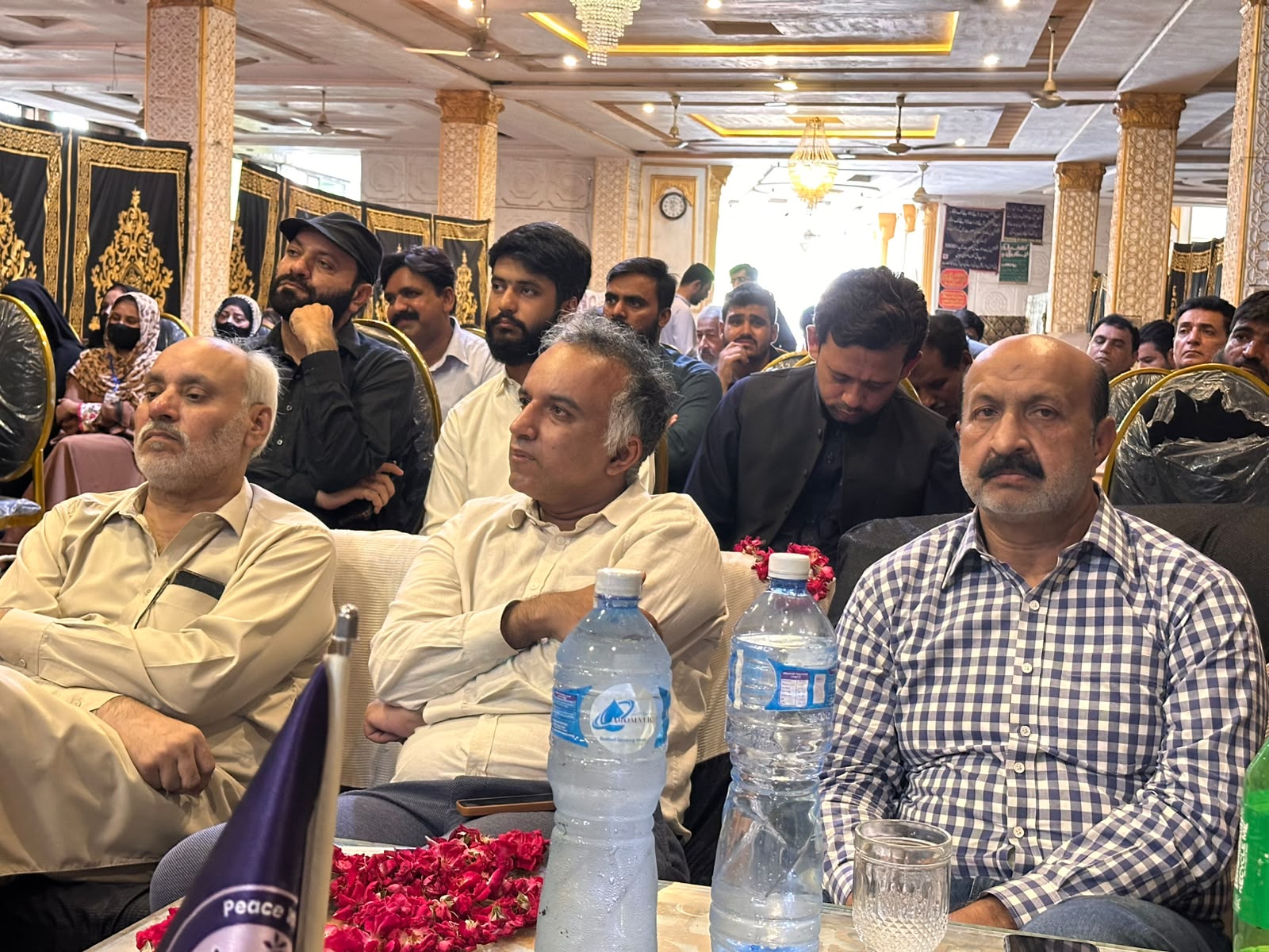 A view of attendees seated at the conference.