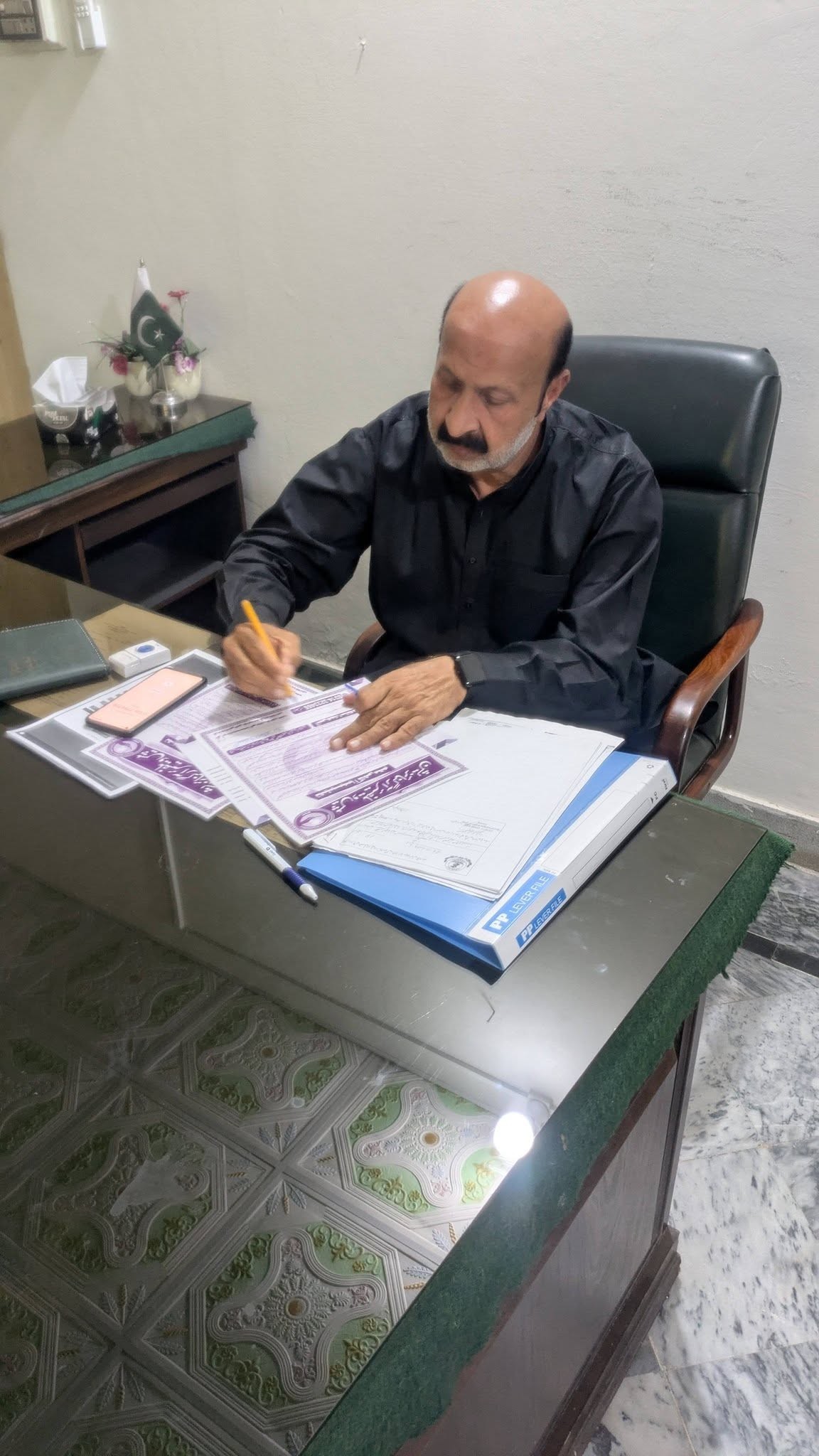 Meeting with Deputy Director Malik Khaliq Dad Khokhar